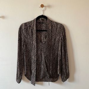 Patterned Talula Blouse from Aritzia